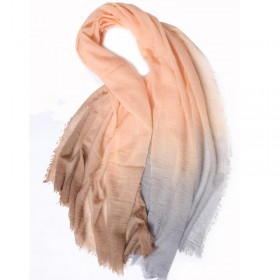 Soft Wool Scarves Orange Women Fall Pashmina Scarf